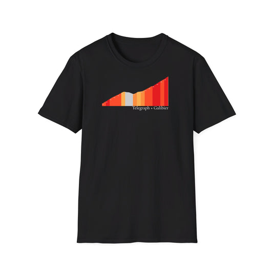 Iconic Climbs of Cycling - GALIBIER - Unisex Softstyle T-Shirt