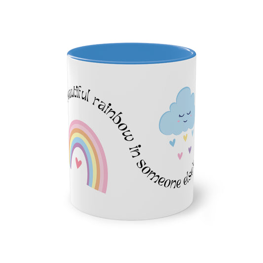 Two-tone Rainbow mug